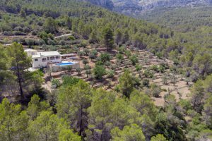 Villa Foia Vella birdseye view